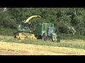 Silaging with John Deere 7950. Huw Davies and Team.