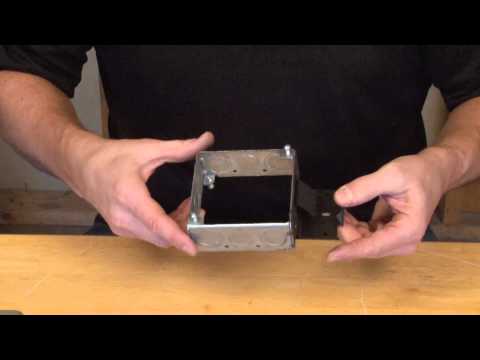 how to attach junction box to stud