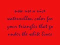 Nail art \"watermellon\"