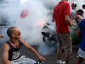 Burnout in Vittoria square (Bolzano - ITALY) Burnout in Vittoria square (Bolzano - ITALY)