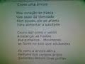 COMO UMA ÁRVORE - POEMA DELMAR MARQUES - RECITADO POR ROSYTA