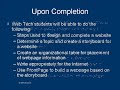 MIRACLES Tech Web Tech Curriculum