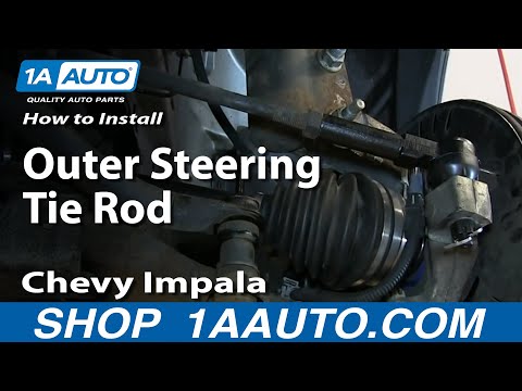Ho To Install Replace Outer Steering Tie Rod 2006-12 Chevy Impala