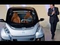 Hiriko el coche eléctrico vasco seduce en Bruselas