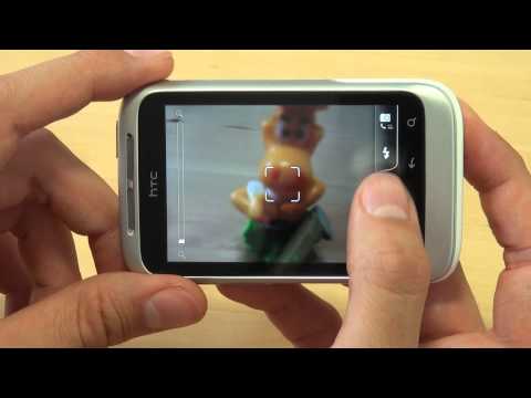 how to use htc wildfire s'camera