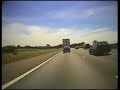 Advanced run M6 Motorway in Cheshire - Motorcycle