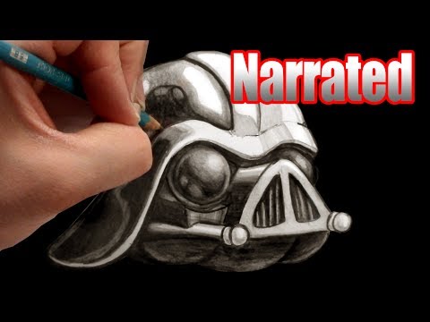 how to draw darth vader