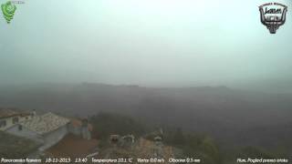 Hum, Pogled prema istoku 18-11-2015 Day HD TimeLapse