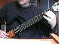 bach prelude from the 1st cello suite, guitar