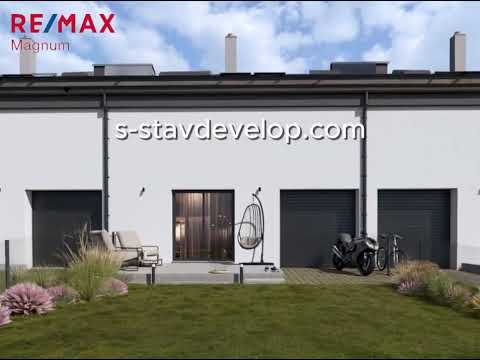 Video Moderní rodinný dům 4+kk - pravý s vinným sklepem, zahradou a designovým poradenstvím – Vlasatice