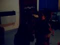 Khaleb y More bailando