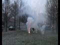 videos de Vuurwerk gaan met de banaan