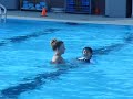 Rocco at swimming lesson