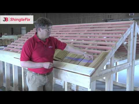 how to fasten cedar shingles