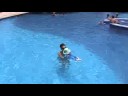 Mason swimming w/ Mommy