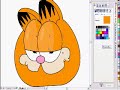 Garfield  ~Pintando Rápido~ [by Jose amador] en Corel Draw
