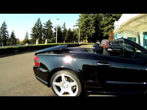 2011 Mercedes Benz SL550 Putting the hardtop down   Mike