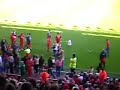 anfield lap of honour 28/3/06 from main stand anfield lap of honour 28/3/06 from main stand