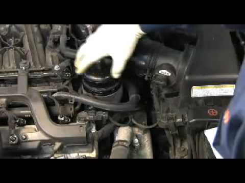 FRAM Cartridge Oil Filter change on Hyundai/Kia V6