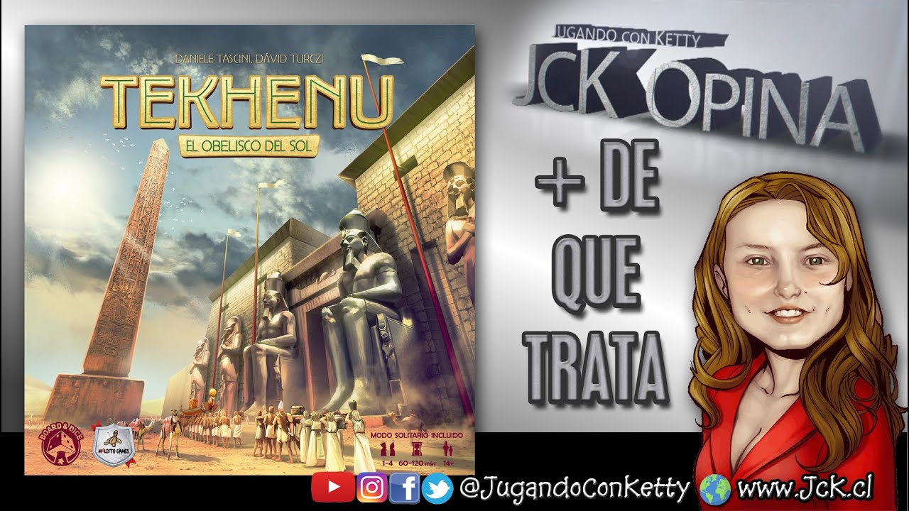 Tekhenu [JcK Opina ep. 177] [Juego de Mesa / Maldito Games]