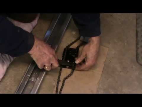 how to fit electric garage door opener