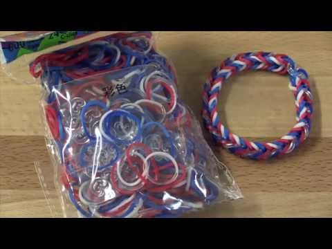 New Patriot Rainbow Loom Bands Review / Overview | TutorialsByA
