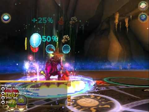 Wizard101- Caoranch the fire spitter Solo.