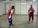 CARLOS ZAMBRANO EN EL PERIODO DE CALIENTAMIENTO PARA SU PELEA EN BRASIL PARA LOS PANAMERICANOS RIO2007