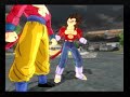 DBZ BT2 Gogeta super saiyan 4 vs Omega shenron