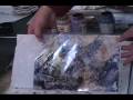 Brushless Landscape on Mulberry Paper with Liquid Acrylic