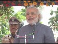 Taking the salute of a passing out parade of 387 newly-trained police personnel and officers of Gujarat Police Academy (GPA), Karai, on May 14, 2012, the Chief Minister Narendra Modi called upon these personnel to devote their lives for safeguarding of the nation and its people. 