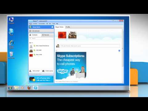 how to change skype password