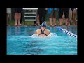 Erica's 50 Breaststroke race Erica's 50 Breaststroke race