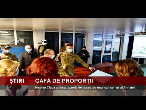 Ministrul Apărării, Nicolae Ciucă, a postat parole de acces ale unui call center al Armatei