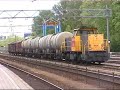 Railion 6410 pikt trein op in Dordrecht