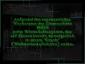 Danke an MayerAmschelBauer für die Videovorlage: http://de.youtube.com/watch?v=7BWlC7RCVIw__________________________Ist es sinnvoll, ein Geldsystem beizubehalten, das alle 60-70 Jahre kollabiert?Hier ist ein hervorragender Vortrag über unser Geldsystem (von Nicolas Hofer - infokrieg.tv):http://video.google.com/videoplay?docid=1218626257944570167Joytopia-Vortrag: Wohlstand für alle in Harmonie mit der Natur:http://video.google.de/videoplay?docid=-5859703152314152314So sieht es nun in Teilen von Kalifornien, wo die Immobilienkrise bereits voll ausgebrochen ist, aus:http://www.youtube.com/watch?v=jmeHiFZUWtENoch ein empfehlenswertes Buch zum Thema:http://www.amazon.de/Nebel-um-das-Geld/dp/3879984352/ref=pd_bbs_sr_1?ie=UTF8&s=books&qid=1206803076&sr=8-1http://www.humanwirtschaft-berlin.de/Kritik.htmhttp://www.geldreform-jetzt.de/http://www.inwo.de/http://www.die-violetten.dehttp://www.joytopia.nethttp://www.berndsenf.dehttp://www.secret.tvhttp://www.pax-aeterna.net/informationen/http://www.infokrieg.tvAmerica: Freedom to Fascism:http://video.google.de/videoplay?docid=-2944018862821391727Fabian - Gib mir die Welt plus 5 Prozent:http://video.google.de/videoplay?docid=-2537804408218048195Money as Debt:http://video.google.de/videoplay?docid=6433985877267580603Reich auf Pump:http://video.google.de/videoplay?docid=2908872903314615899The Money Masters:http://video.google.de/videoplay?docid=-515319560256183936Vortrag von Prof. Bernd Senf (ab Minute 51 über unser Geldsystem):http://video.google.de/videoplay?docid=-815995056114411408Wie funktioniert Geld?:http://video.google.de/videoplay?docid=-8368239920596130207Silvio Gesell:http://www.youtube.com/watch?v=hxdPIOUTd2kFilme zum Thema:http://www.geistdesgeldes.comhttp://www.veoh.com/videos/v10278414HbWDWpzyhttp://www.themoneyfix.orgReinhard Mey - Sei wachsam:http://www.youtube.com/watch?v=BU9w9ZtiO8IFalls sich jemand an der Musik stößt -- sorry, mir gefällt sie einfach. Wer sie gar nicht aushält, kann ja den Ton abdrehen.Hier ist das Video in einer besseren Qualität:http://www.veoh.com/videos/v9882208rXfpnQmmHier ist ein gutes Firefox add-on, um Videos runterzuladen:http://addons.mozilla.org/en-US/firefox/addon/3006