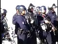 Oakland Police Shoot, Protesters Flee at protest