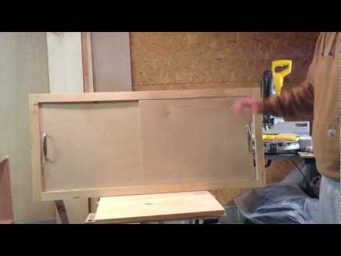 how to build a tv cabinet with doors