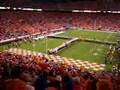 Tennessee Volunteers Running Through the "T"