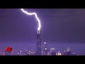 Raw Video: Lightning Hits Chicago's Willis Tower