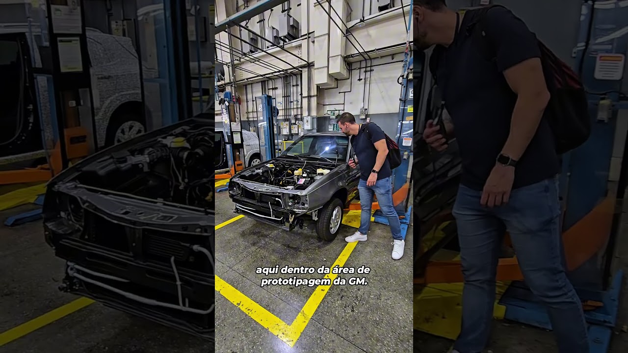 Chevrolet Sonic sendo montado é legal. Mas e esse Kadett GSI?