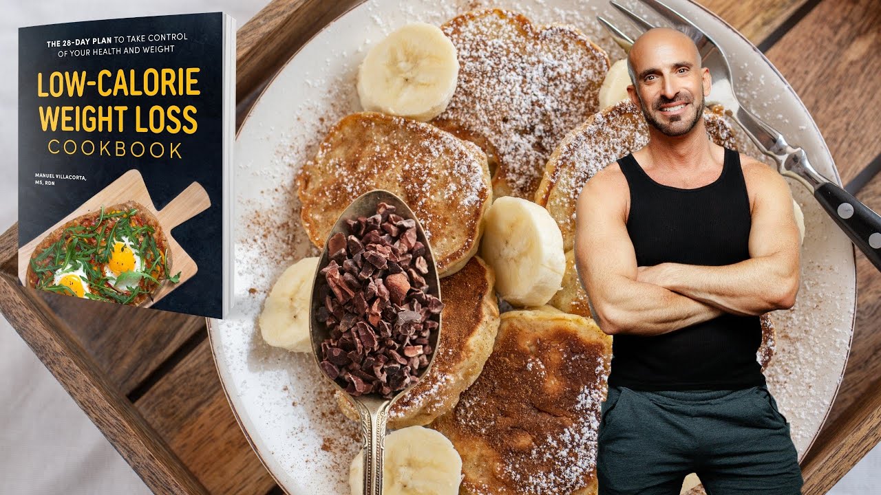 How to Make A Low Calorie Banana Cacao Oat Pancakes