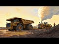 70ton dumper stuck in mud