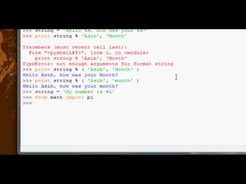 how to define string in python