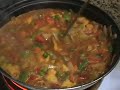 Recipe of vegetable biriyani and spicy capsicum veg gravy