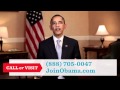 First Obama 2012 Ads - JoinObama.com: A Movement Starts With You, call (888) 705-0047