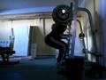 180kg/396lbs beltless SQUAT x 20 reps @ 105.9kg/233.3lbs BW.