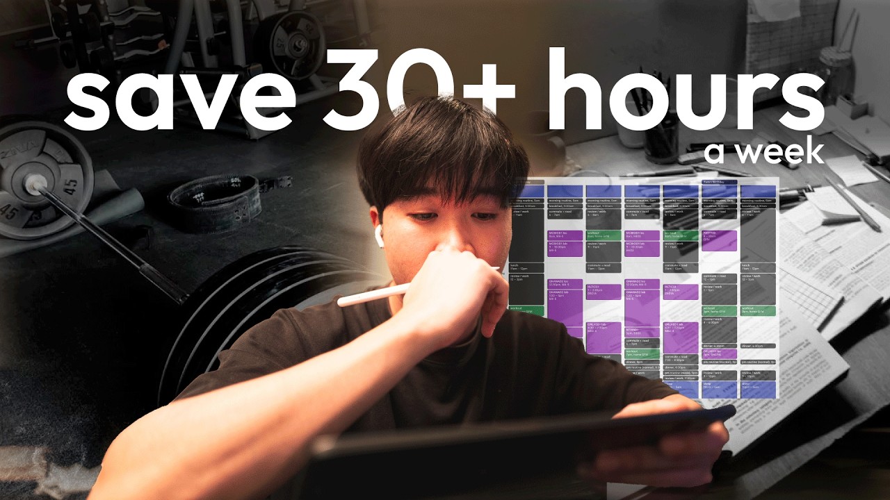 how I make time for LITERALLY everything. (realistic tips)