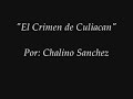 El Crimen de Culiacan