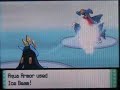 it's what you've all been waiting for the final battle against the champion cythia?  yes, cynthia is the champion of sinnoh.  to be honest, i thought lucian was tougher but oh well.  i didn't make the game, i just play the game.  i'm sure your interested in cynthia's pokemon so here they are.

champion cynthia $13200  (that's it?)
spiritomb gho/drk l61
dark pulse
psychic
silver wind
embargo

gastrodon (west) wtr/grd l60
muddy water
earthquake
stone edge
sludge bomb

lucario ftg/stl l63
aura sphere
dragon pulse
psychic
earthquake

roserade grs/psn l60
energy ball
sludge bomb
shadow ball
extrasensory

milotic wtr l63
surf
ice beam
mirror coat
aqua ring

garchomp drg/grd l66
dragon rush
earthquake
brick break
giga impact

very tough champion so good luck fighting.  just so you know, i spiced the intro up just a bit for the final battle and i have one more video which is 75% credits which will be uploaded later today.
thank you all and enjoy!!!

update:  i can't believe that some of you actully believed that i didn't know cythia was the champion.  sheesh, i try to treat the games like the first time i went through for the new people to the game.